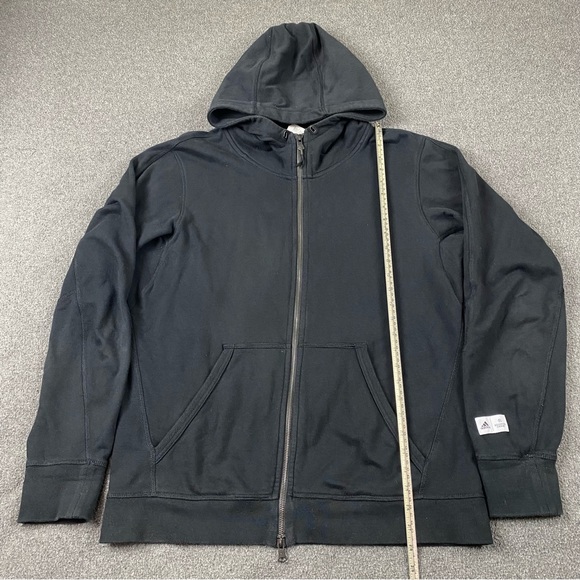 Adidas Reigning Champ Collab Black Full Zip Sweatshirt Hoodie Men’s Size Large - Picture 8 of 12